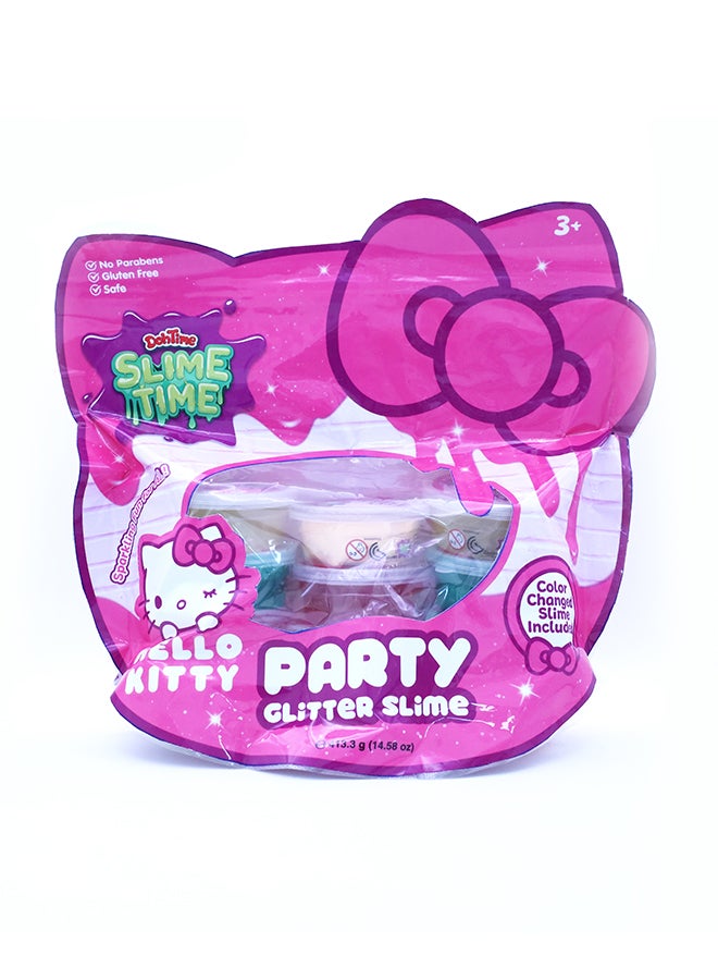TOY PRO جلتر حفلة هالو كيتي سلايم تايم 414 جرام - Image 1