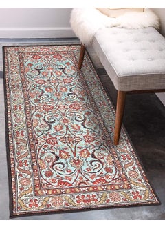 Status Contract Status Contract 3D Printed Persian Carpet (Multicolour, Polyester, 22 X 55, Rectangular)  - Image 3