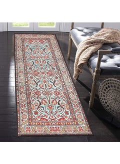 Status Contract Status Contract 3D Printed Persian Carpet (Multicolour, Polyester, 22 X 55, Rectangular)  - Image 4