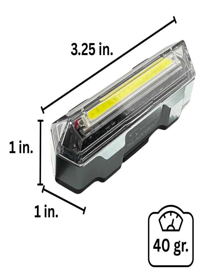 Serfas Thunderbolt 2.0 Headlight Bicycle Night Riding 6 Modes 120 Lumens - Image 2