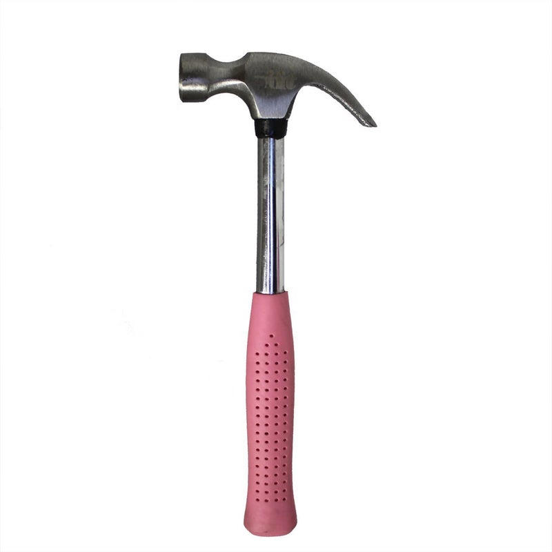 IIT 88400 Ladies 8-Ounce Claw Hammer, Pink - Image 1