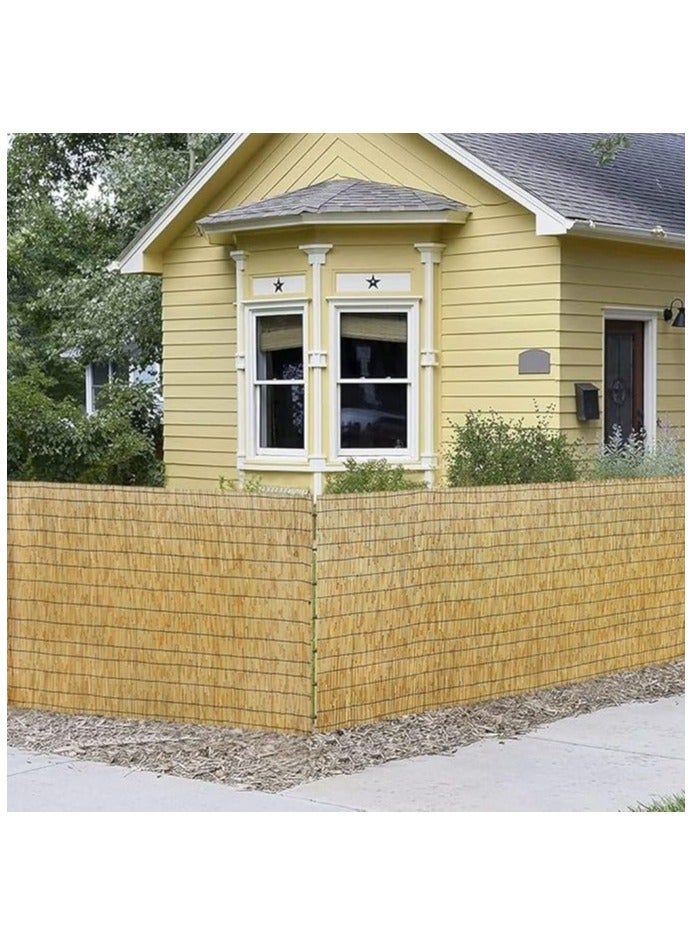 LINGWEI Bamboo Blinds Natural Bamboo Roll up Window Shades Privacy Screen for Outdoor Patios Light Filtering Beige 200x100cm - Image 2