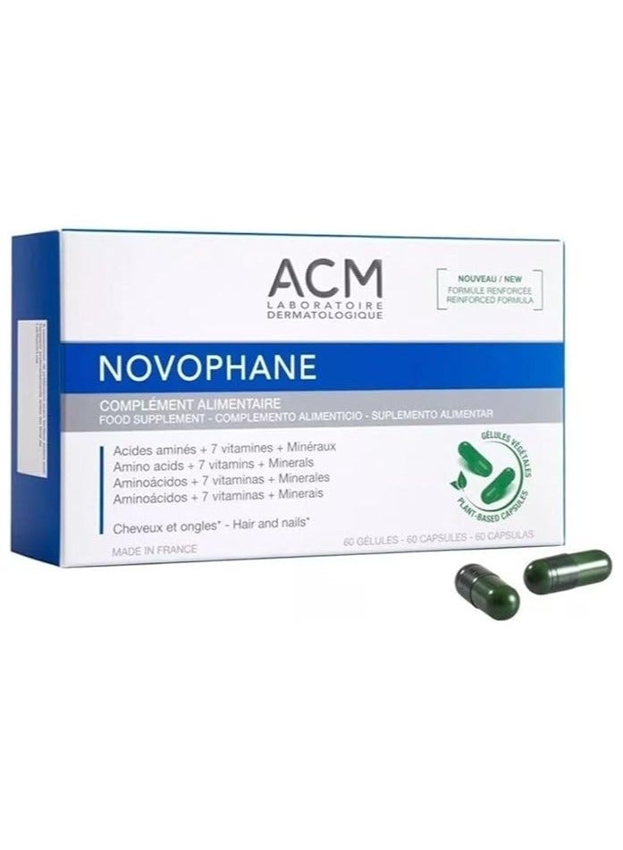 ACM Novophane, 60 Capsules, Supports Hair & Nail Health
