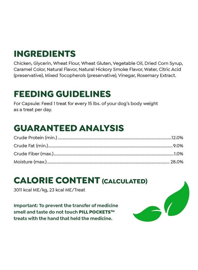 Greenies Pill Pockets Large Size Soft Dog Treats for Capsules, Hickory Smoke Flavor, Made with Natural Ingredients Plus Minerals & Trace Nutrients, 7.9 oz. (30 Count, Pack of 1) - Image 5