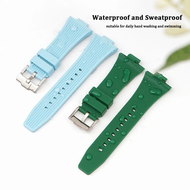 Bluejw Luxury Men Replacement Wrist Watchband Quick Release Silicone Rubber Watch Bands Straps for Tissot Prx Watch 1853 - Image 5