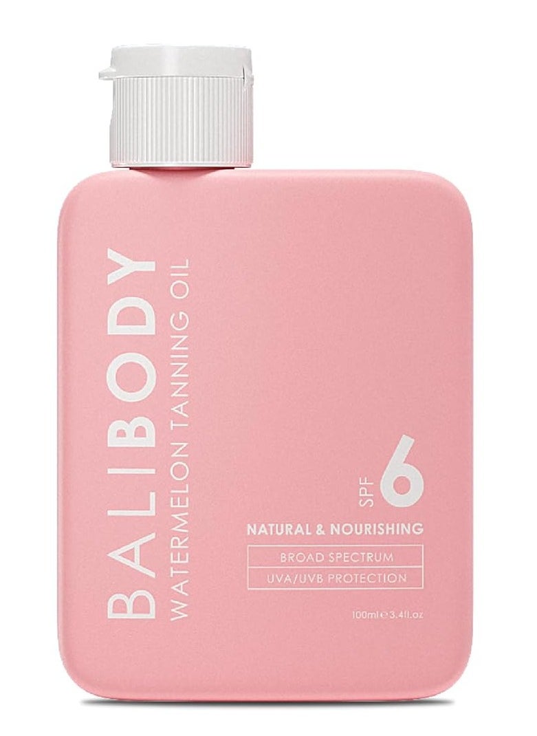 Bali Body Watermelon Tanning Oil SPF 6 (100ml/3.4 fl oz)  - Image 1
