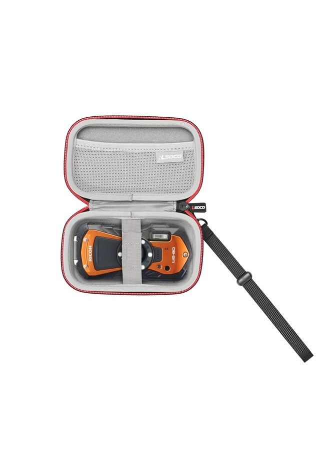 RLSOCO حافظة صلبة لكاميرا ريكو WG-80/WG-70/WG-30/WG-7/WG-6 الرقمية المقاومة للماء باللون البرتقالي. (حافظة فقط) - Image 1