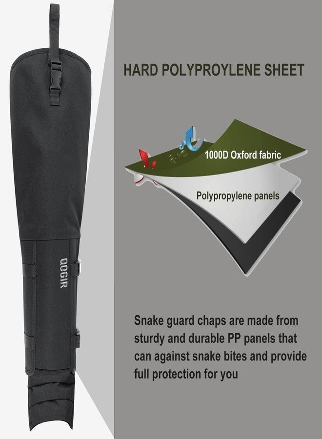 HUNTARMOR Snake Guard Gaiter Chaps: Total Protection Snake Chaps, Ankle to Thigh Snake FP Chap, Hunting Gear with Full Protection for Legs from Snake Bites & Briar Thorns & Brush - Image 4
