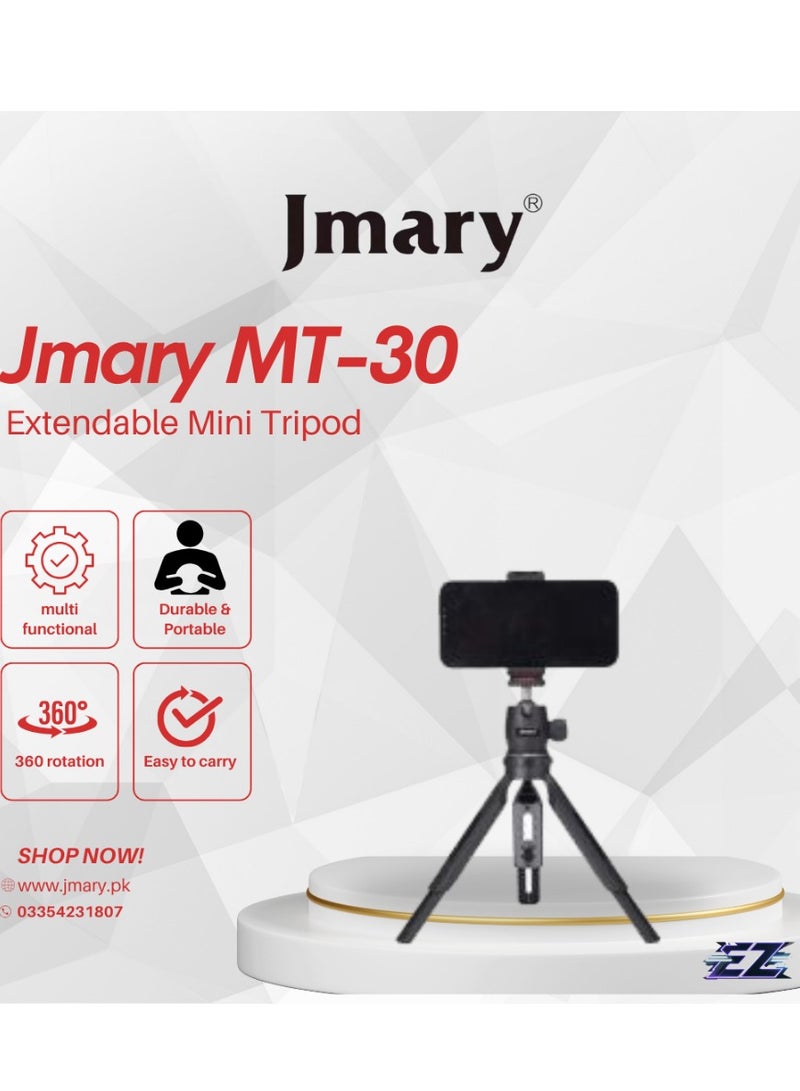 ELTRAZONE Extendable Mini Professional Tripod – Lightweight, Portable & Stable for Smartphones, Cameras & DSLRs - Image 4