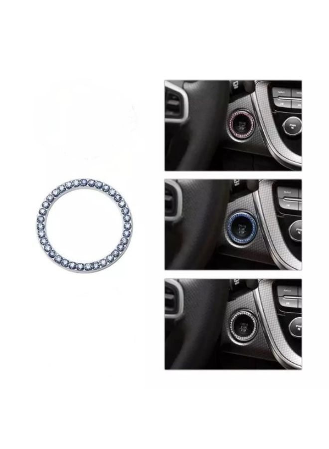 Generic Car Accessories Push Start Stop Engine Button Cover  - Image 3