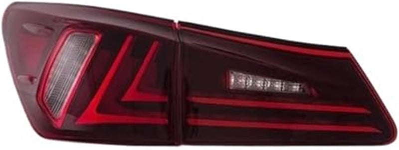 Wivplex مصابيح خلفية مدخنة حمراء من ويفبلكس لسيارات لكزس IS250/IS350 - Image 1
