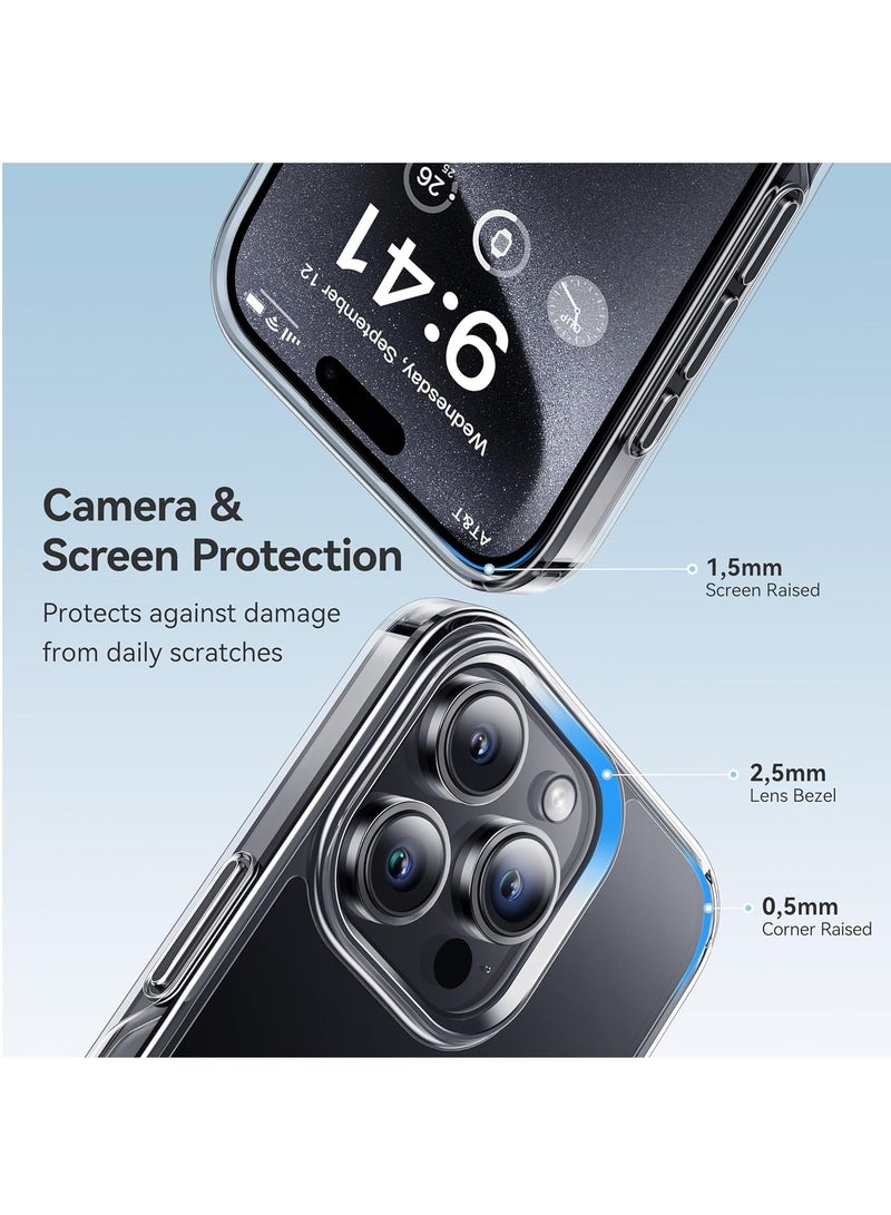 DUSALA For iPhone 14 Pro Max Case Crystal Clear, [Never Yellow Technology] [12FT Mil-Grade Protection] Transparent Slim Cover Women Men for iPhone 14 Pro Max  Phone Case 6.7 inch, Clear - Image 4