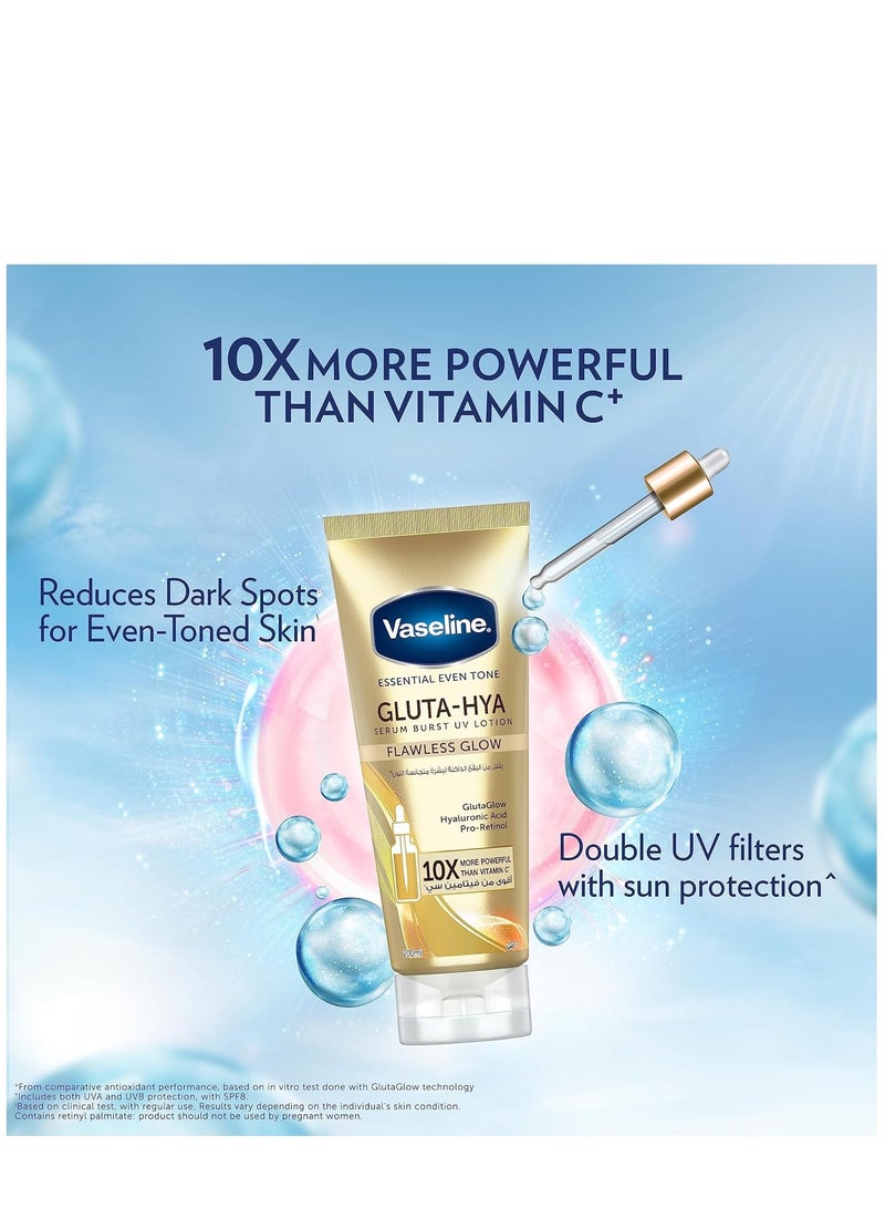 فازلين لوشن الجسم من جلوتا هيا فلوليس جلو، أقوى 10 مرات من فيتامين ج، لبشرة متوهجة ومتجانسة، 200 مل - Image 3