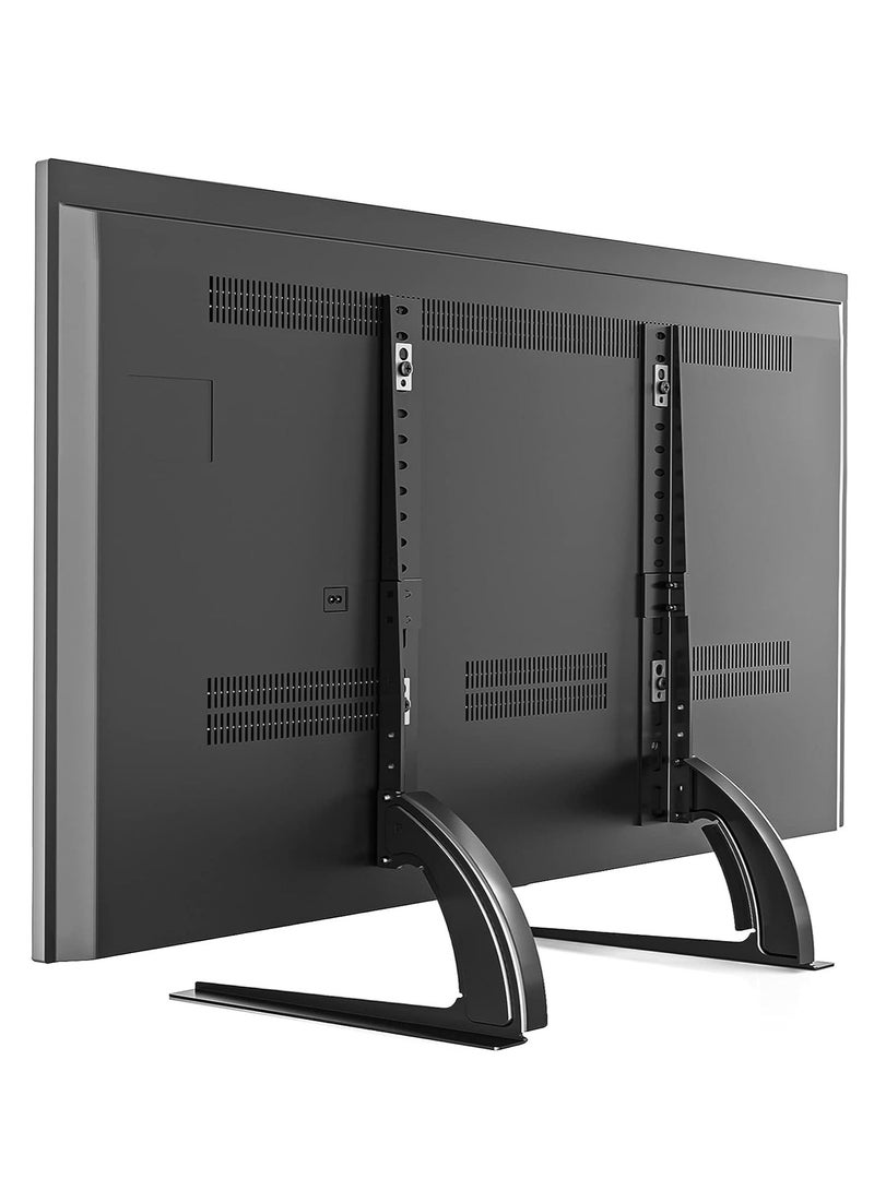 5Rcom TV Stand Mount, Universal TV Stand Tabletop for 22 to 65 inch Plasma LCD LED Flat Screen TVs, TV Legs, Holds up to 88lbs, Max VESA 800 x 500mm, Height Adjustable TV Base, TV Stand - Image 1