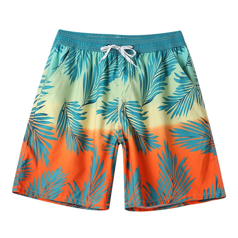 Beach Pants For Men, Spring Swimming Trunks, Water Park Beach Couple Vacation Suits, Loose Shorts For Women - Image 1