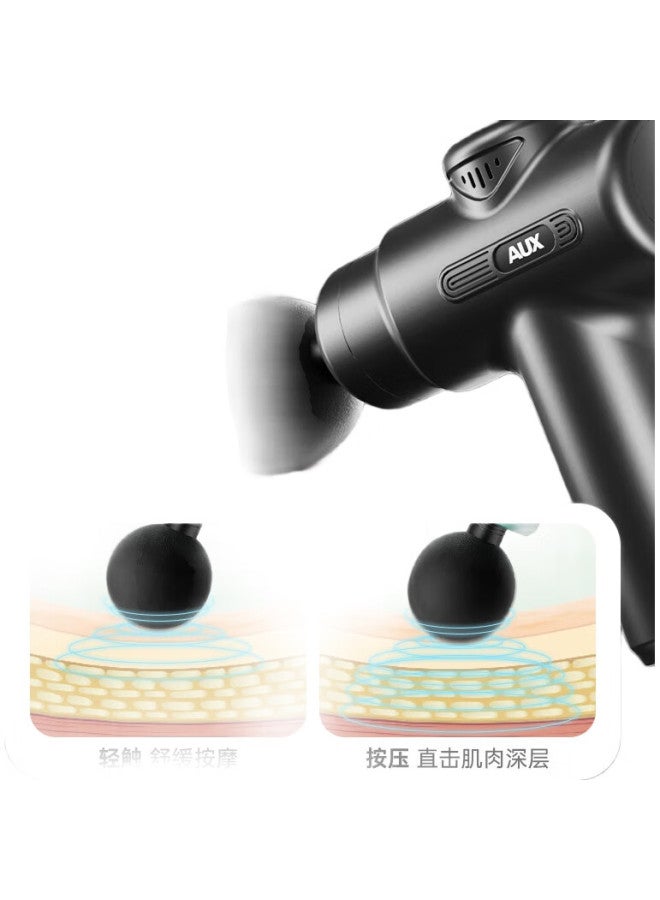 AUX Professional High-Frequency Vibration Muscle Relaxation Massage Gun, Fascia Gun, Cervical Spine Massage Gun Set - Image 2