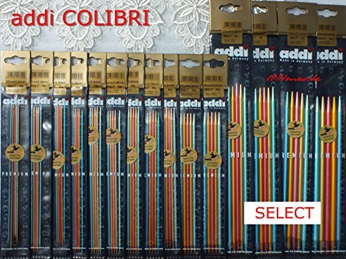 Addi Colibri Double Pointed Needles, Multi-Colour 15cm 5.5mm, Metal - Image 3