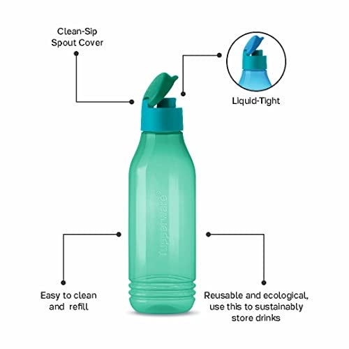 Tupperware ECO SIP Triangular Water Bottles, 750 ml, (Set of 1), Green - Image 4