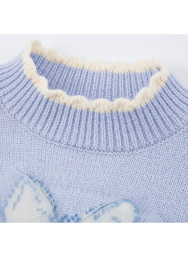 DEESHA Bow Knit Top + Pleated Skirt】girls' 2-piece Set, Sweet And Versatile Outfit For Autumn/winter 2025 - Image 5