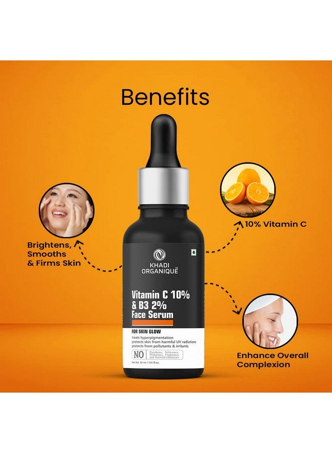 Organique Vitamin C & Rosehip Face Serum For Glowing Skin, Brightening Skin & Acne Prone Skin (Pack of 2) 60 ml - Image 3