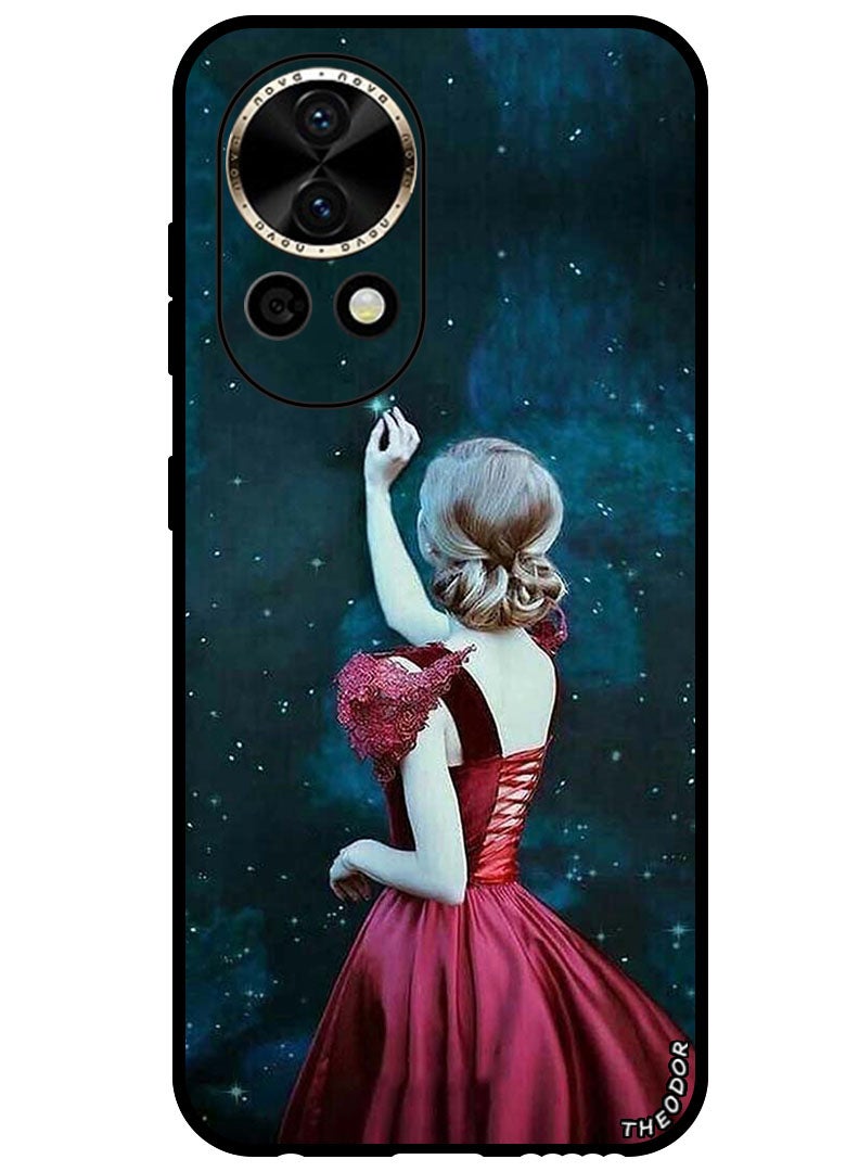 Theodor Protective Case Anti Scratch Shock Proof Bumper Cover For Huawei Nova 12 Pro Girl Touching Star - Image 1