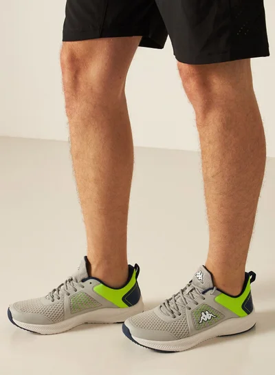 Kappa Men's Textured Lace-Up Sneakers Grey