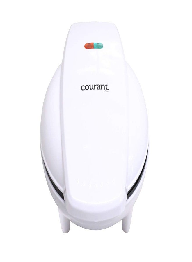 Courant Mini Donut Maker Machine for Holiday, Kid-Friendly, Breakfast or Snack, Desserts & More with Non-stick Surface, Makes 7 Doughnuts, White - Image 2