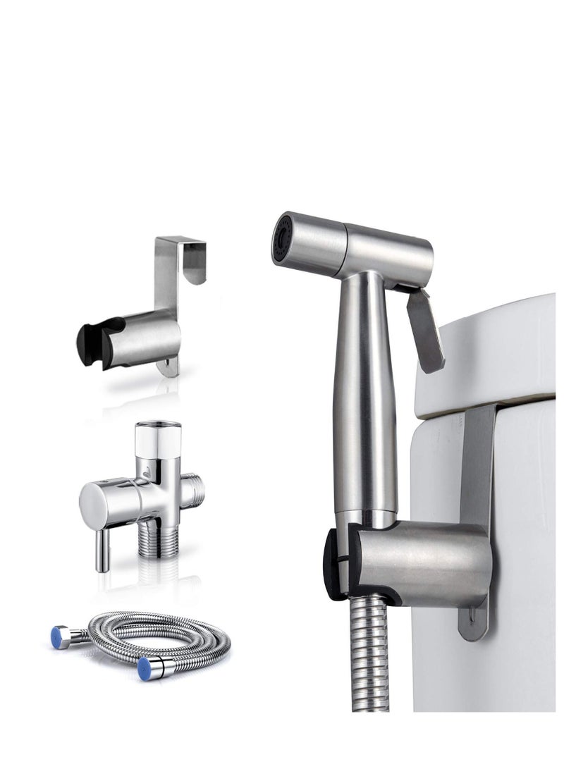 Cool Baby COOLBABY Toilet Sprayer Handheld Sprayer Bidet High Pressure Bathroom Handheld Sprayer Kit for Toilet Cleaning Pet Bathing and Feminine Hygiene - Image 1