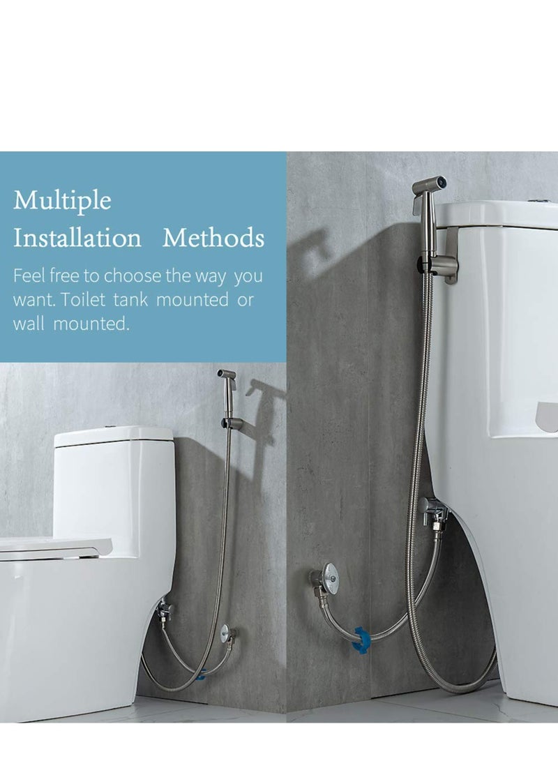 Cool Baby COOLBABY Toilet Sprayer Handheld Sprayer Bidet High Pressure Bathroom Handheld Sprayer Kit for Toilet Cleaning Pet Bathing and Feminine Hygiene - Image 2