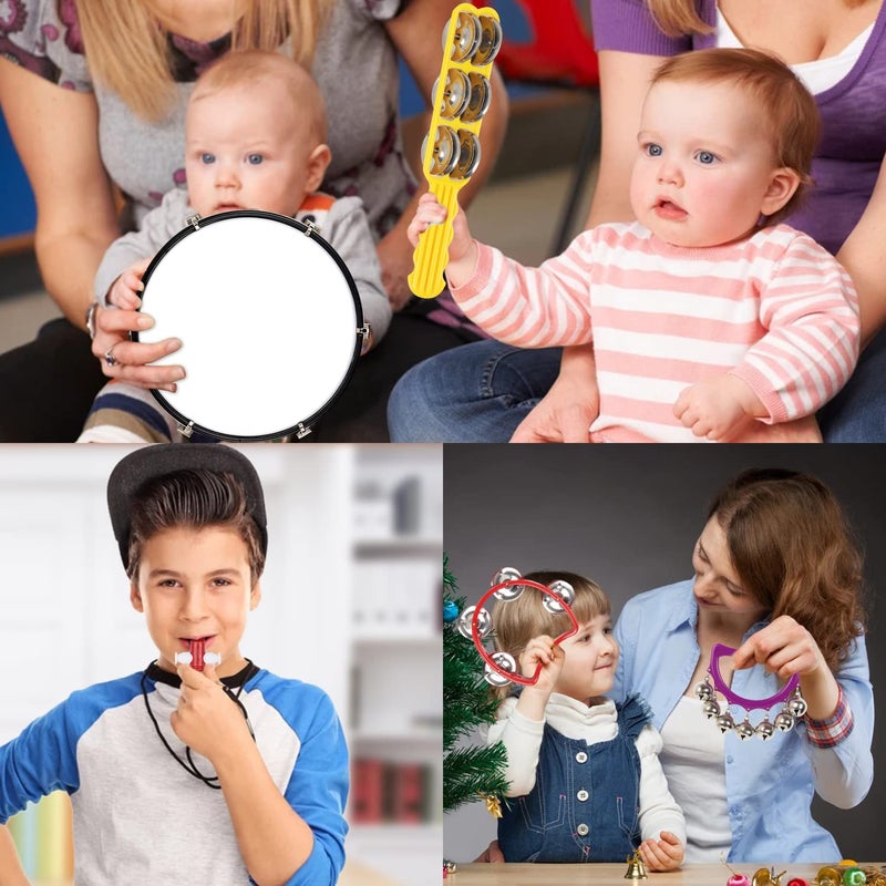 MUSCELL Kids Musical Instruments Set Plastic Music Preschool Instruments for Kids Early Percussion Learning Toys for Toddlers 3+ - Image 5