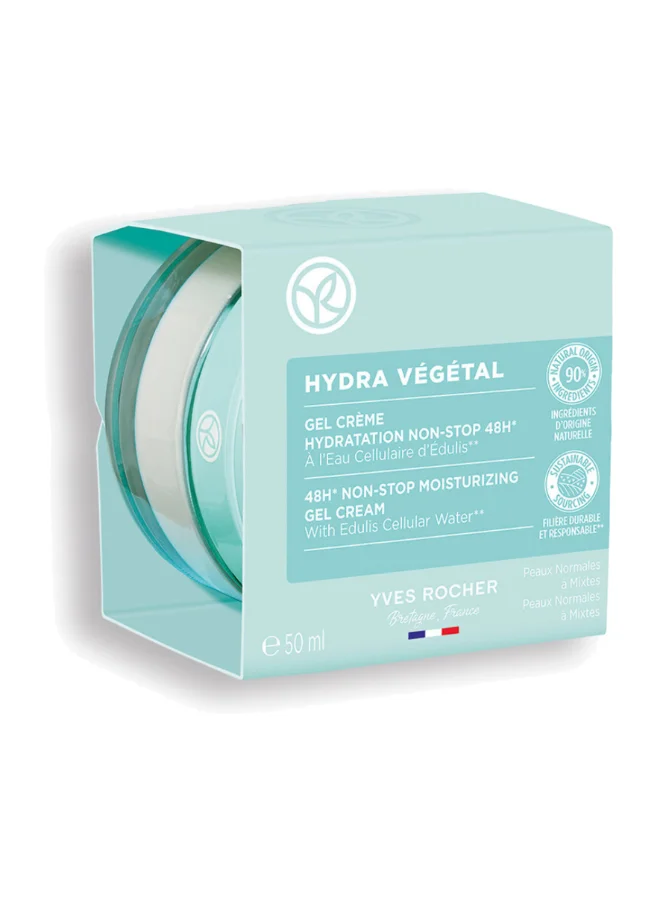 Yves Rocher 48H Non-Stop Moisturizing Gel Cream Pot 50 ml