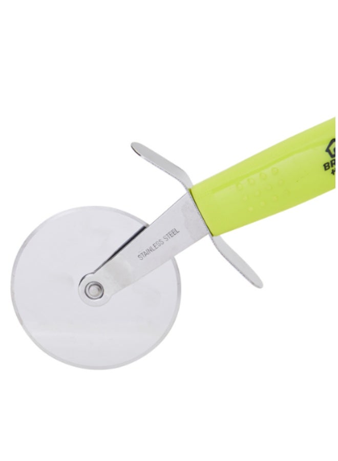 برايت هوم قطّاعة بيتزا من الستانلس ستيل – شفرة حادة مع مقبض مريح | أداة متينة مقاومة للصدأ لتقطيع البيتزا والفطائر والمعجنات بسهولة – أداة مطبخ منزلية عملية - Image 2