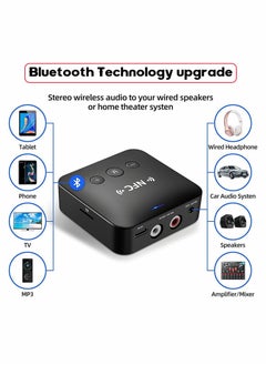 Y&D Bluetooth Transmitter Receiver for TV Earphone Car Home Stereo System 2 in 1 Wireless Adapter Low Latency Long Range 5.0 Audio  - Image 3