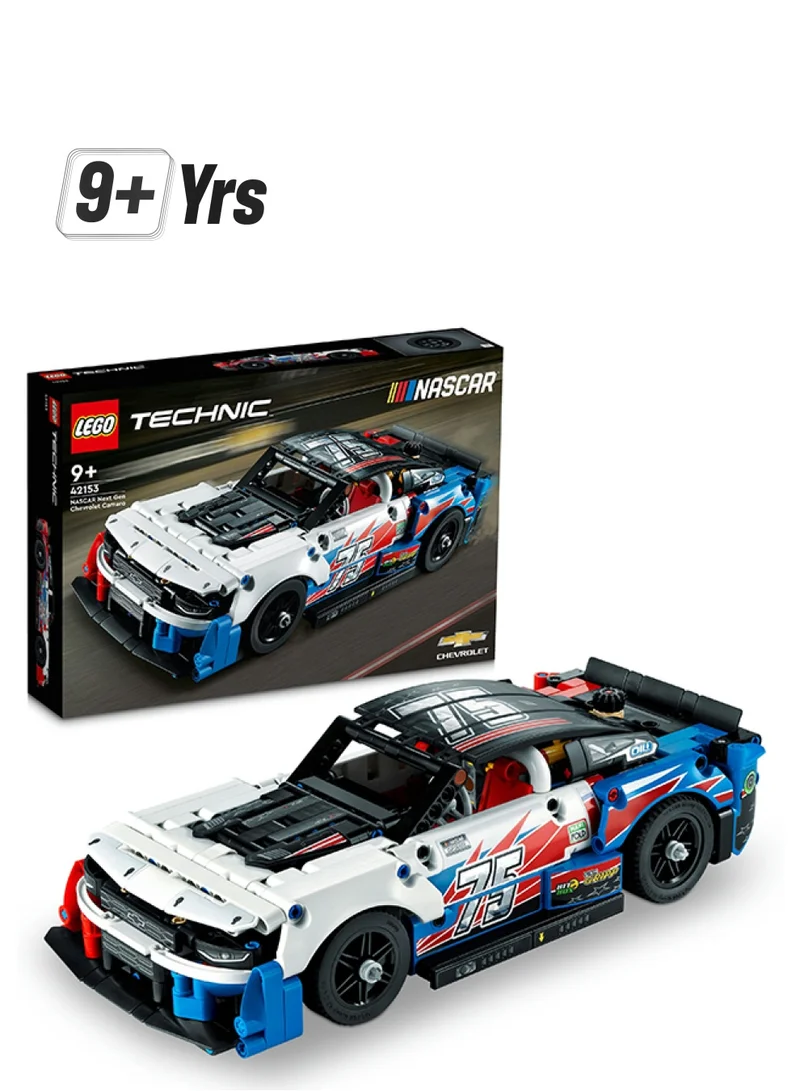 LEGO Technic Nascar® Next Gen Chevrolet Camaro Zl1 Model Building Toy Set; An Immersive Project For Kids Aged 9+ And Adults Who Love Race Car Toys And Collectibles (672 Pieces) 42153