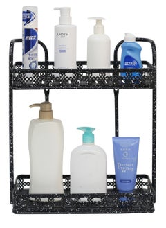 ALMUFARREJ Two-tier black rectangular storage rack  - Image 1