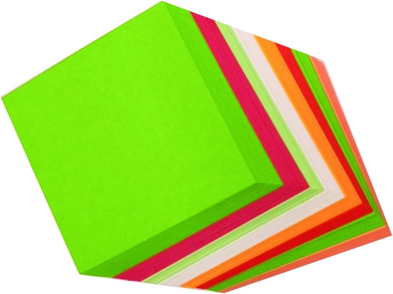 IMPRINT Card Stock, Index Cards Square Size 4"x 4" Bright Assorted Colors(Colors May Vary), 100 in This Package - Image 3