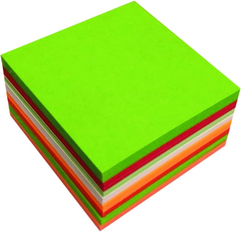IMPRINT Card Stock, Index Cards Square Size 4"x 4" Bright Assorted Colors(Colors May Vary), 100 in This Package - Image 1