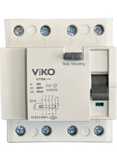 Viko 30MA 40A 4p Residual Current Protection Relay  - Image 1