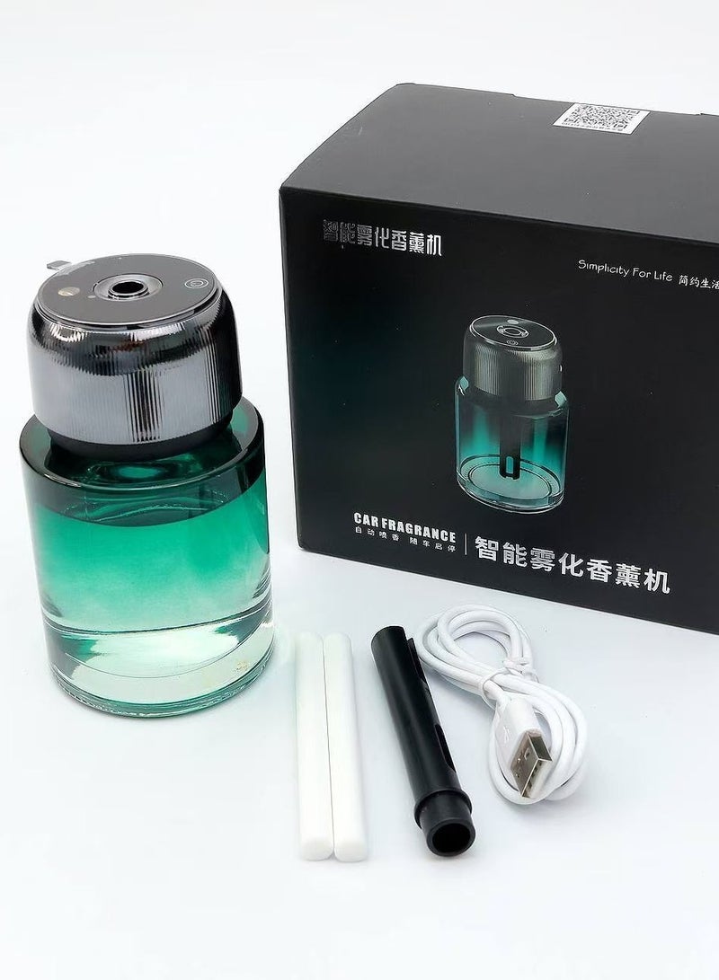 معطر هواء ذكي، موزع للزيوت العطرية بتصميم سماء مرصعة بالنجوم، معطر هواء للسيارة بمنفذ USB صغير - Image 2