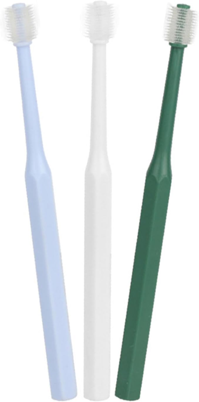 Pet Toothbrush for Small Breeds Soft Food Grade Teeth Tool Teeth Care Toothbrush with 360 Degree Brush Head Pet TeethBrush - Image 5