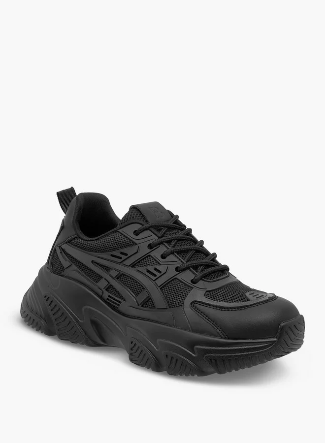 فلورا بيلا من شو إكسبرس Women's Panelled Sneakers with Lace-Up Closure