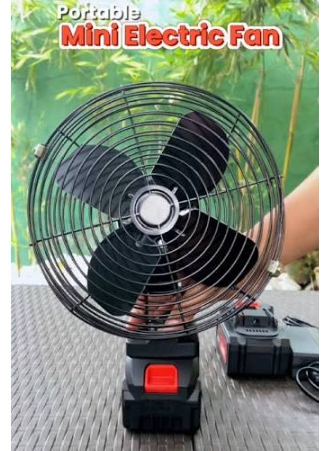 Dreamzon Portable Rechargeable Lithium Battery Fan | Dual Battery Cordless Fan | Strong Airflow | Quiet Operation | Long-Lasting Battery Life - Image 4