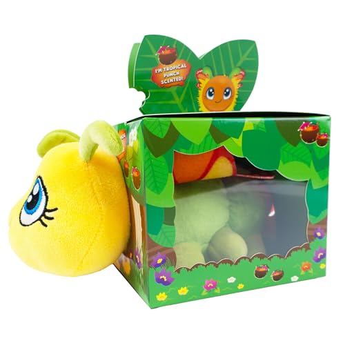 Scentco Snuggle Bugs Butterfly Tropical Punch Scented Plush Toy Cute Butterfly Stuffed Animal for Kids Aromatherapy Gift Soft Collectible Plush Bug Stress Relief Toy - Image 1
