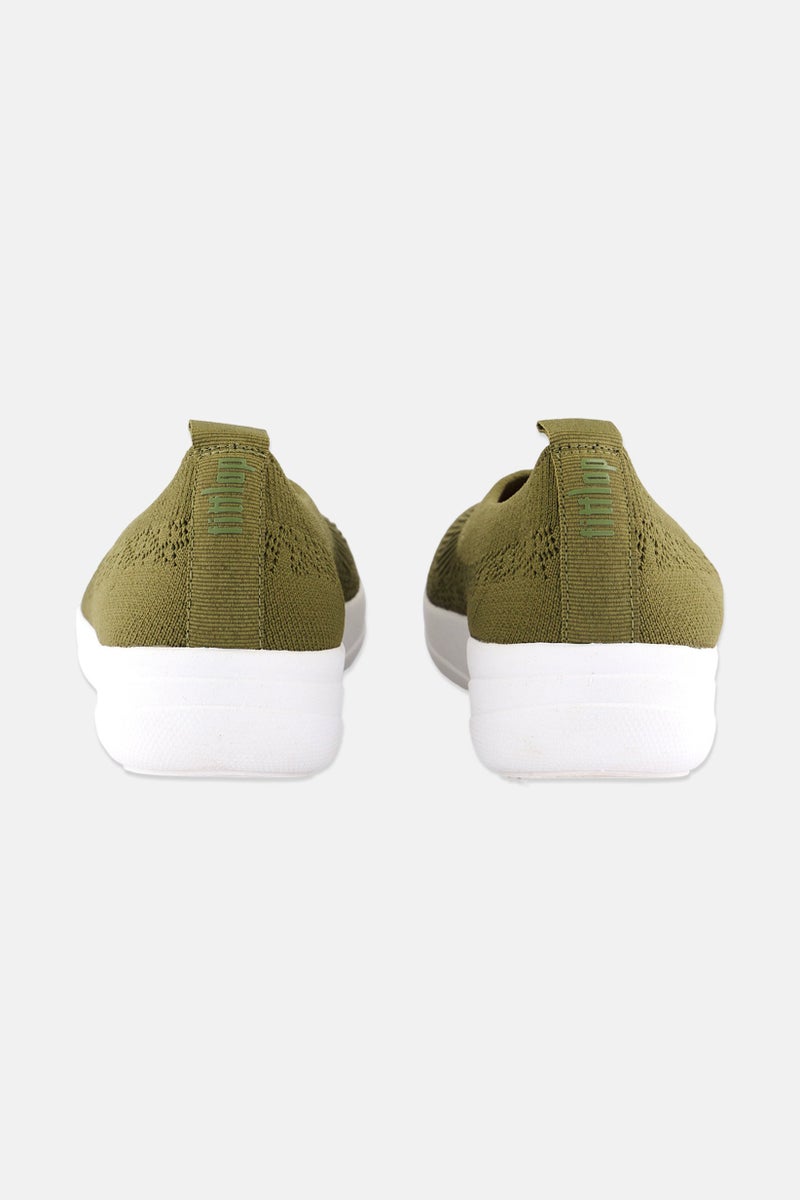 FitFlop أحذية كاجوال نسائية من أوبيركنيت، أخضر/أبيض - Image 3