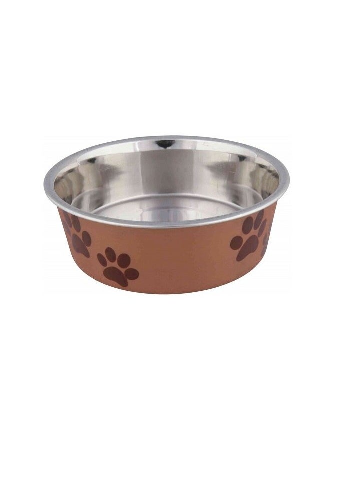 Trixie - Trixie Stainless Steel With Plastic Coating Bowl - Image 1