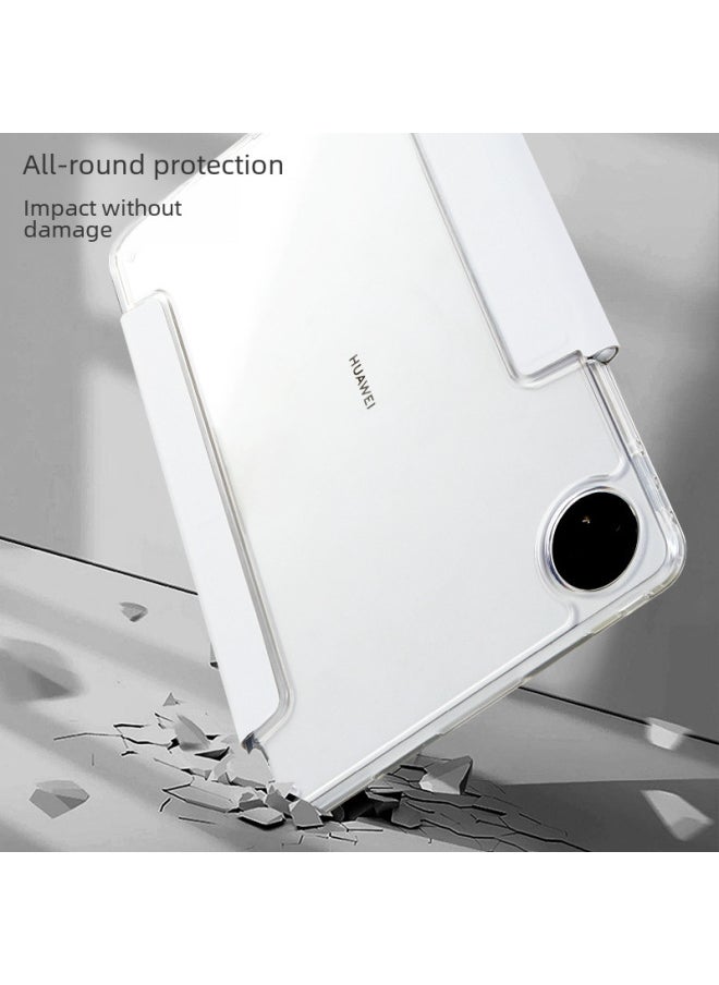 Generic - Huawei MatePad 11.5S Invisible Pen Case Air Flat Protective Case Y Folded Pro Crystal Transparent Case 2324 Applicable-Color:Lavender Gray ]-Applicable Model:Special For MatePad 11.5 "S ] - Image 1