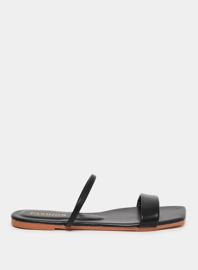 تايك تو Take Two Women Black Flat Sandals