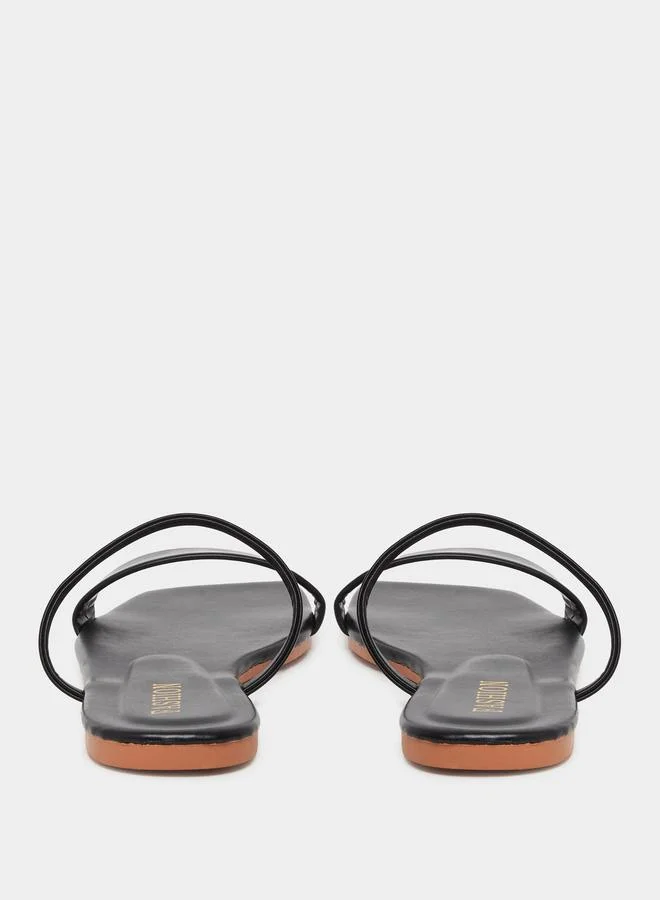 Styli Styli Women Black Flat Sandals