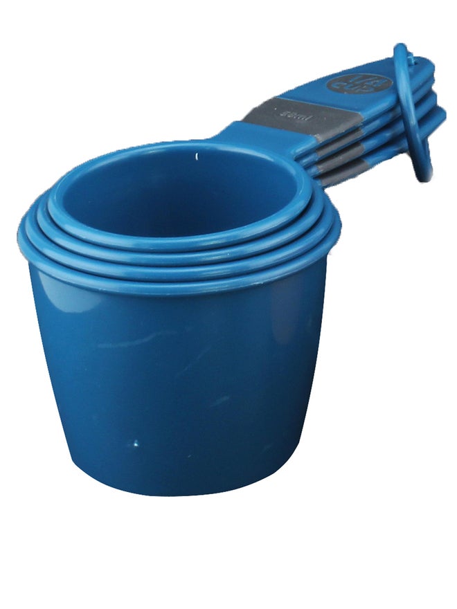 Cuisine Art 4-Pieces Measuring Cup Set, Blue