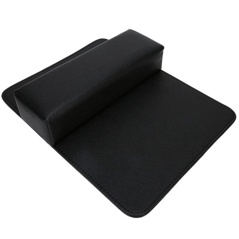 Soft Manicure Hand Pillow and Arm Rest Cushion Set, Nail Art Hand Support Pad with Non - Slip Table Mat for Salon and Home Use, PU Material in Pink or Black (Black) - Image 5